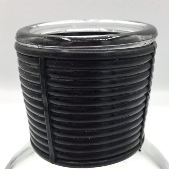 Vintage Glasbake USA Coffee Tea Hottle Black Banded Neck & Lid - Picture 10 of 15